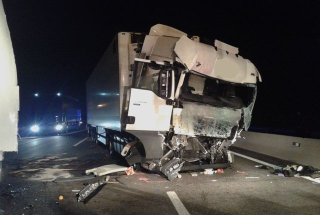 ACCIDENT DE DOS CAMIONS